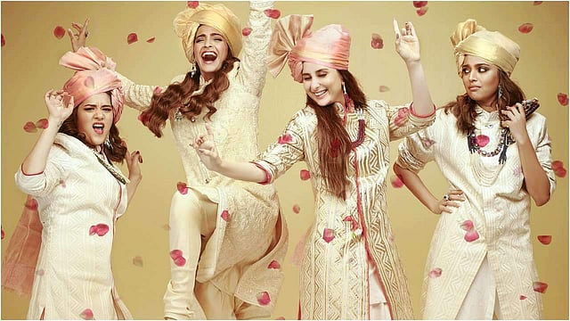 <em>Shikha Talsania, Sonam Kapoor, Kareena Kapoor and Swara Bhaskar in a still from the film</em>