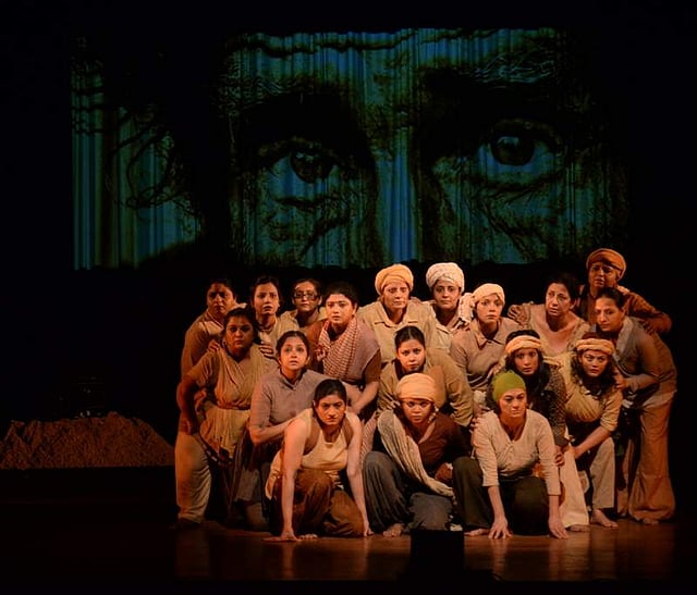 Kaur's latest production, <em>Beyond Borders</em>, staged by 29 women