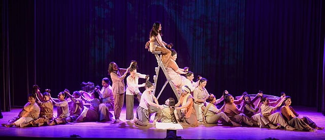 A still from the play, <em>Beyond Borders</em>