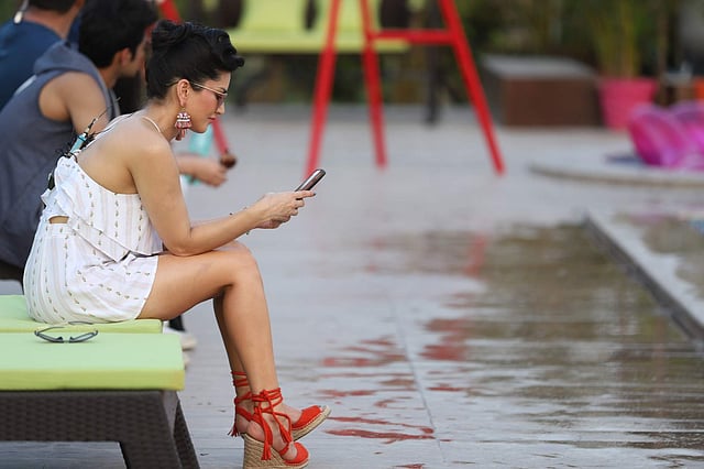 Taking a break on the sets of Splitsvilla 