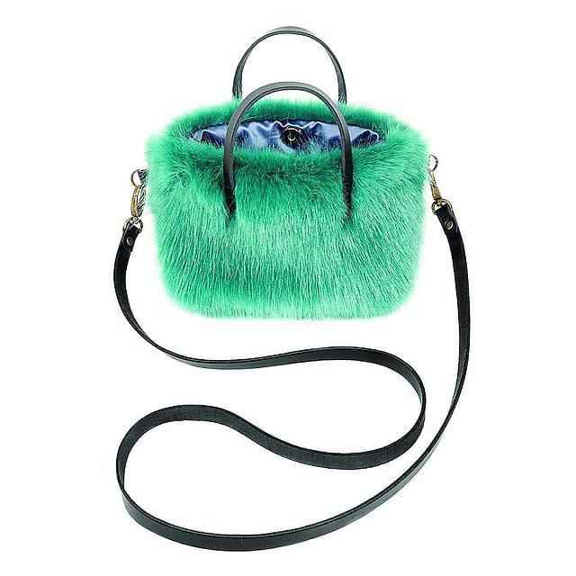 Helen Moore's Sea Green faux bag