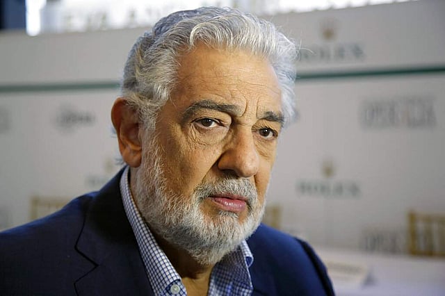 <em>Placido Domingo (AP Photo/Damian Dovarganes)</em>