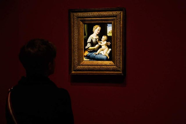 <em>A show of paintings by Raphael (AP Photo/Markus Schreiber)</em>