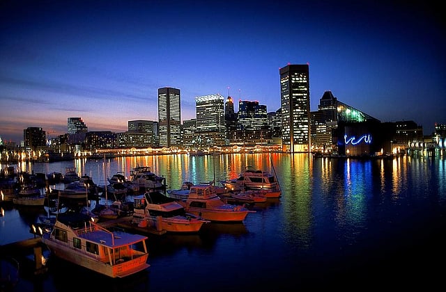 <em>Baltimore Inner Harbor, Maryland</em>