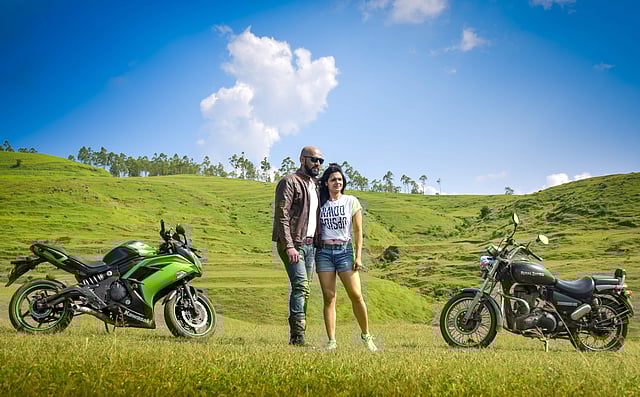 Sachin and Kiran in Chandoli, Maharashtra
