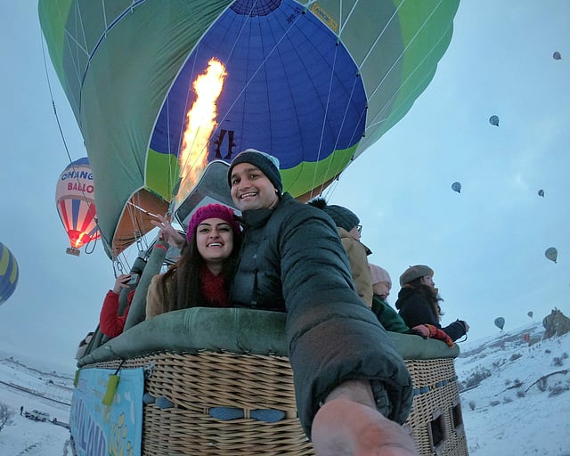 Neha and Arindam in Cappadocia