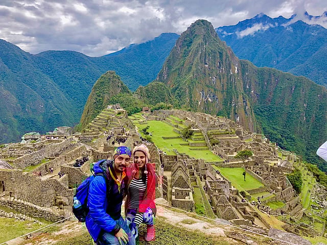 Naunidh and Arshiya at Machu Picchu