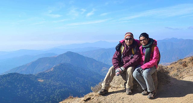 Agni and Amrita at Sandakphu, Darjeeling