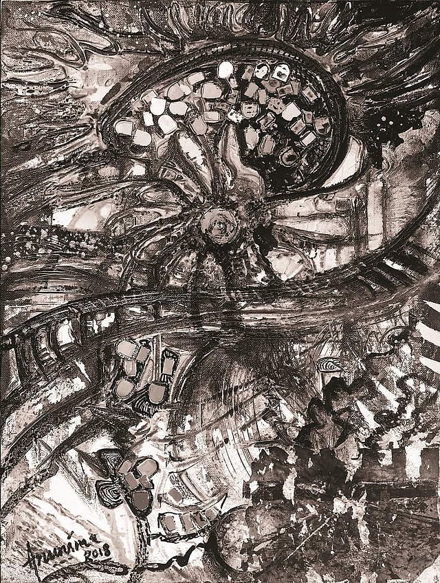 <em>The Bodhisattwa Trio poster art</em>