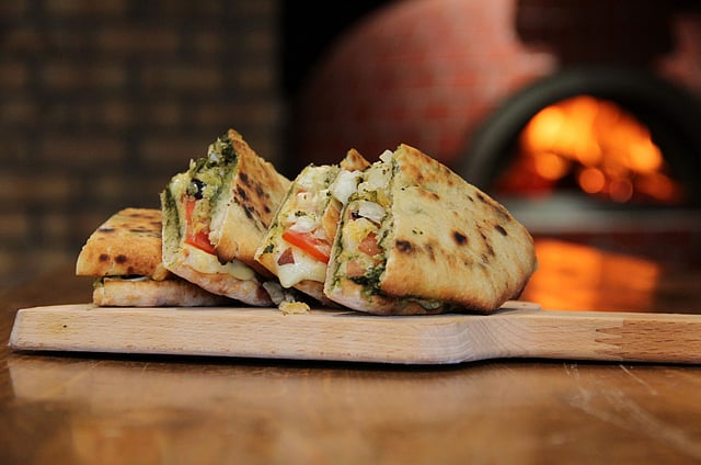 Four Cheese and Pesto sandwich