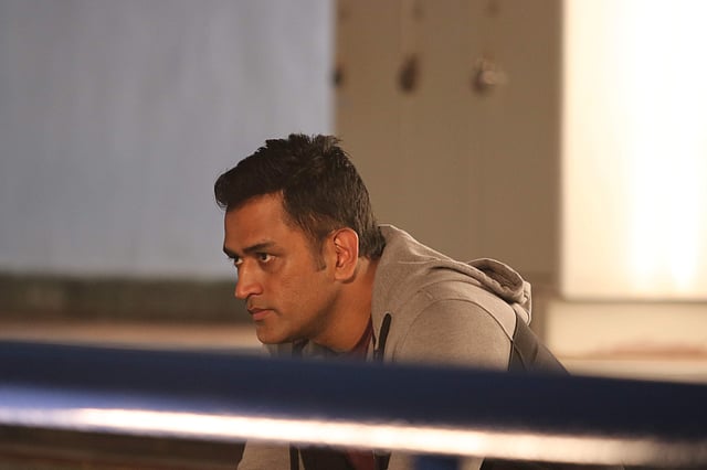 Dhoni in a still from the show