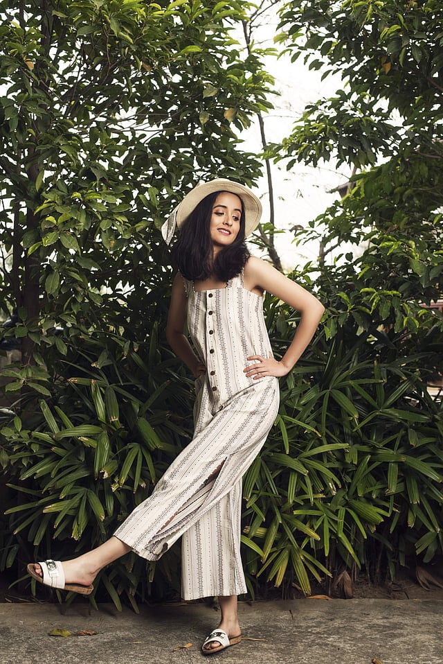 <em>Cotton Candy Striped Jumpsuit</em>