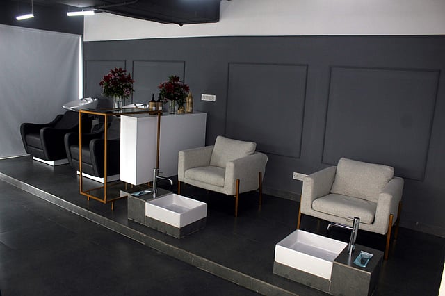 The pedicure section