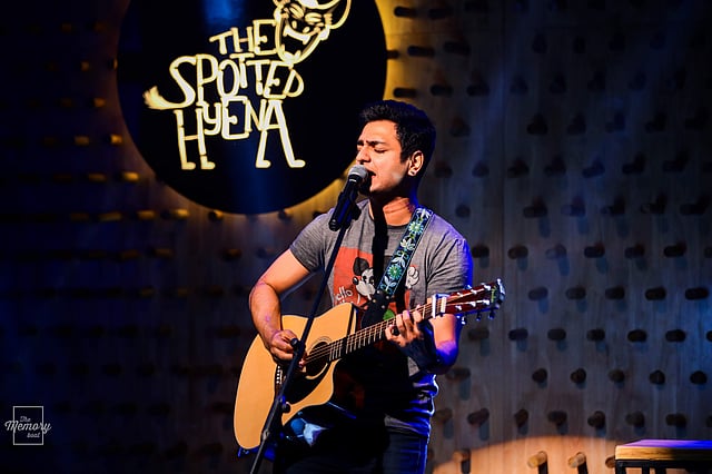 <em>Kenny Sebastian performing at the comedy festival at Club Crest</em>