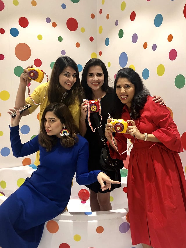 <em>Shamshad, Aru, Paloma & Farhana at Happy Wappy</em>