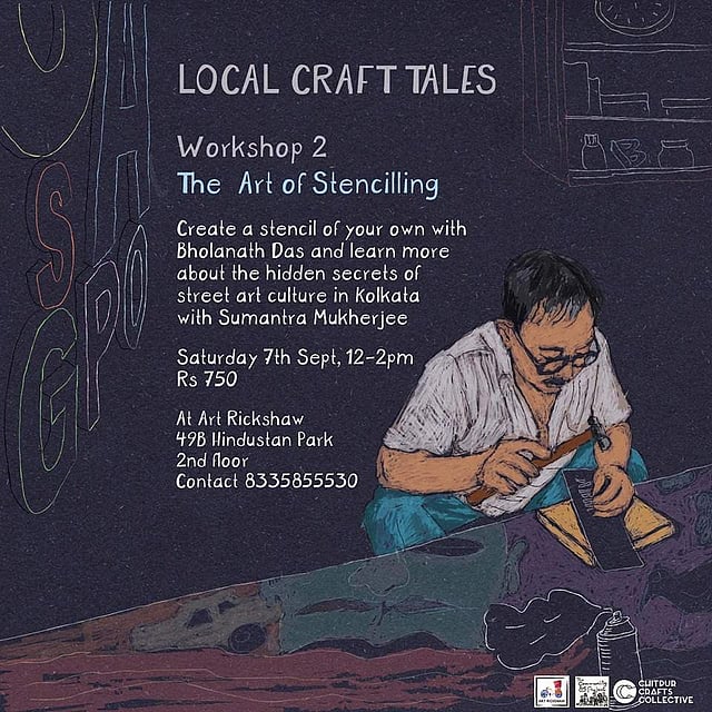 <em>Master stencilling with the master's workshops</em>