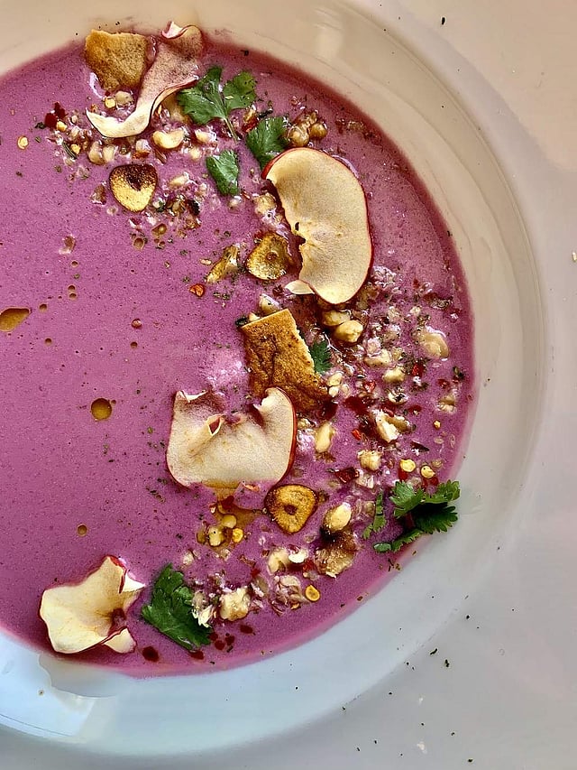 <em>Purple Cabbage Walnut Soup</em>