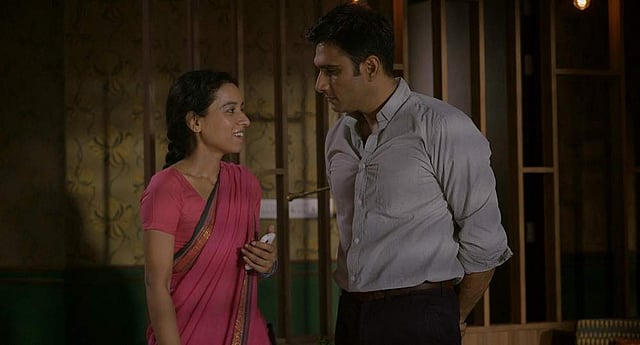 <em>Tillotama Shome and Vivek Gomber in Is Love Enough? Sir</em>