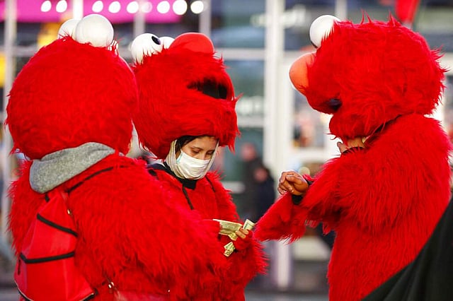 <em>At Times Square, New York (AP Photo/Kathy Willens)</em>