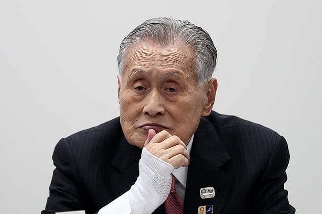 <em>Tokyo 2020 president Yoshiro Mori (AFP/Behrouz Mehri)</em>