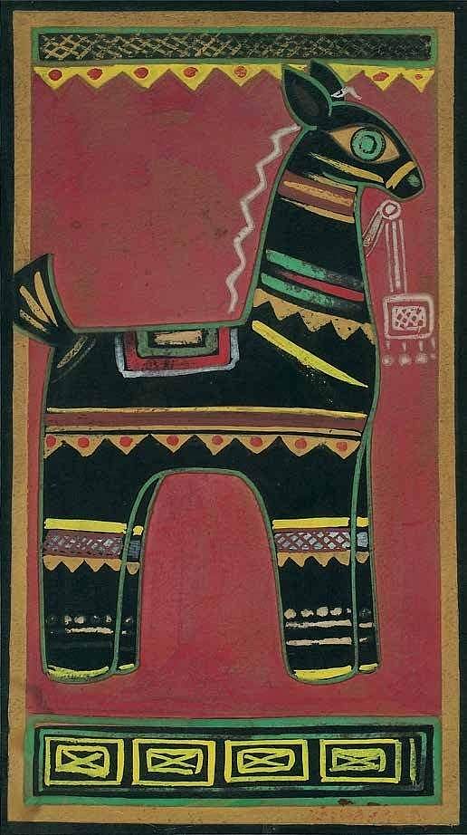 <em>A work of art by Jamini Roy (Image: DAG)</em>