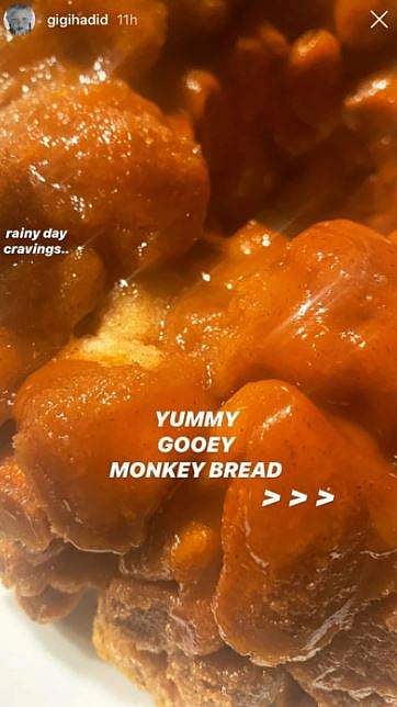 Gigi's monkey bread looks delicious! (Image: Instagram/Gigi Hadid)