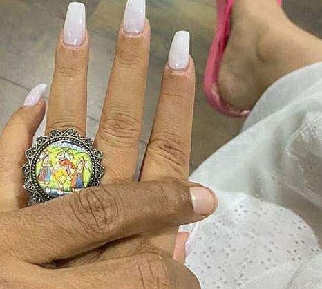 The ring! Image: Vishnu's <em>Instagram</em>