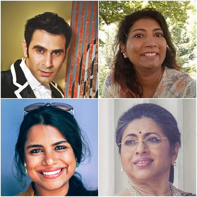 Sandip Soparrkar, Magdalene Jeyarathnam. Brinda Jacob-Janvrin & Tanusree Shankar