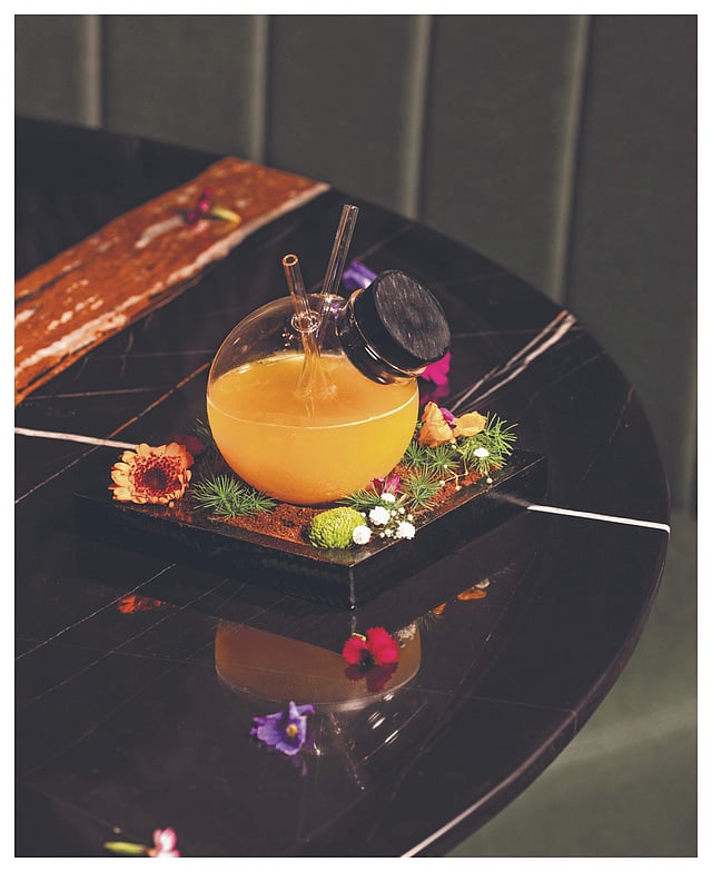 Black Orchid Garden cocktail