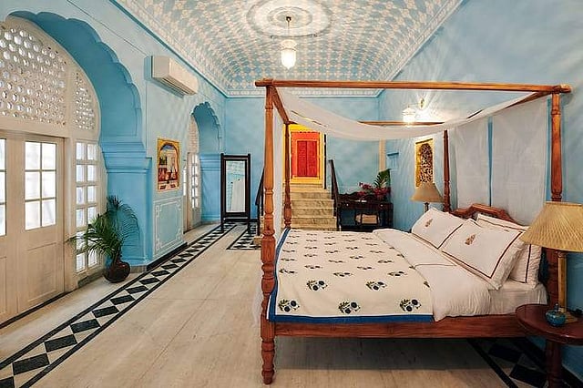Bedroom of Gudliya Suite at the City Palace 