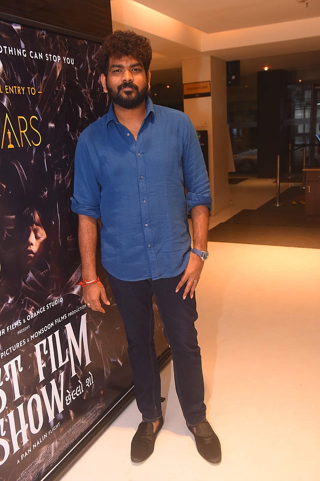 Vignesh Shivan at the screening of <em>Chello Show</em>