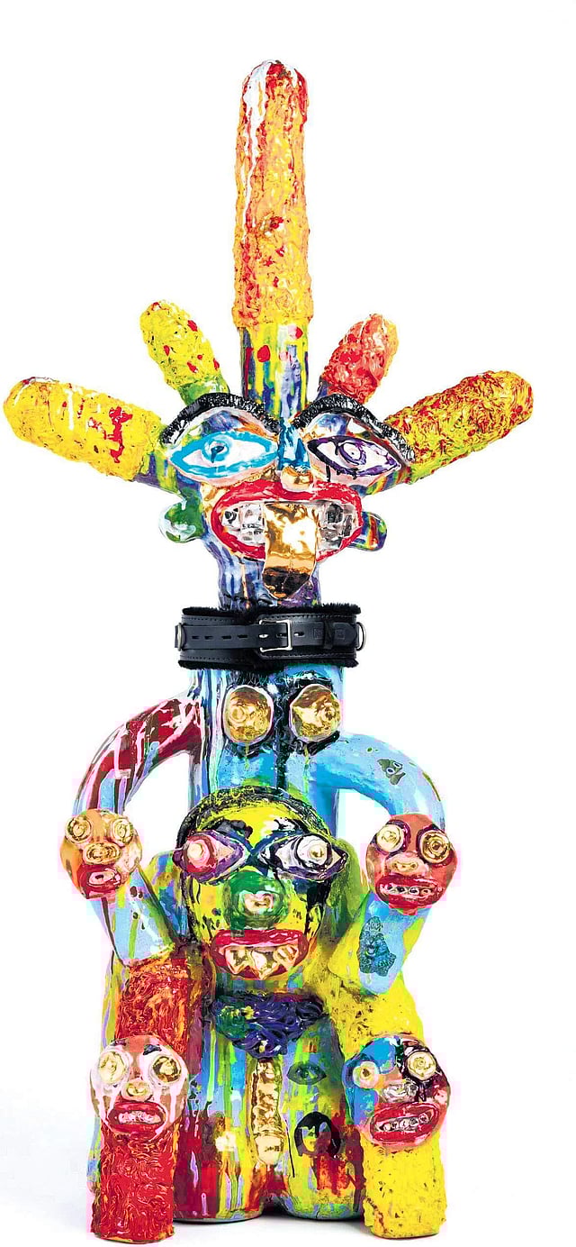 A sculpture by Ramesh Mario Nithiyendran