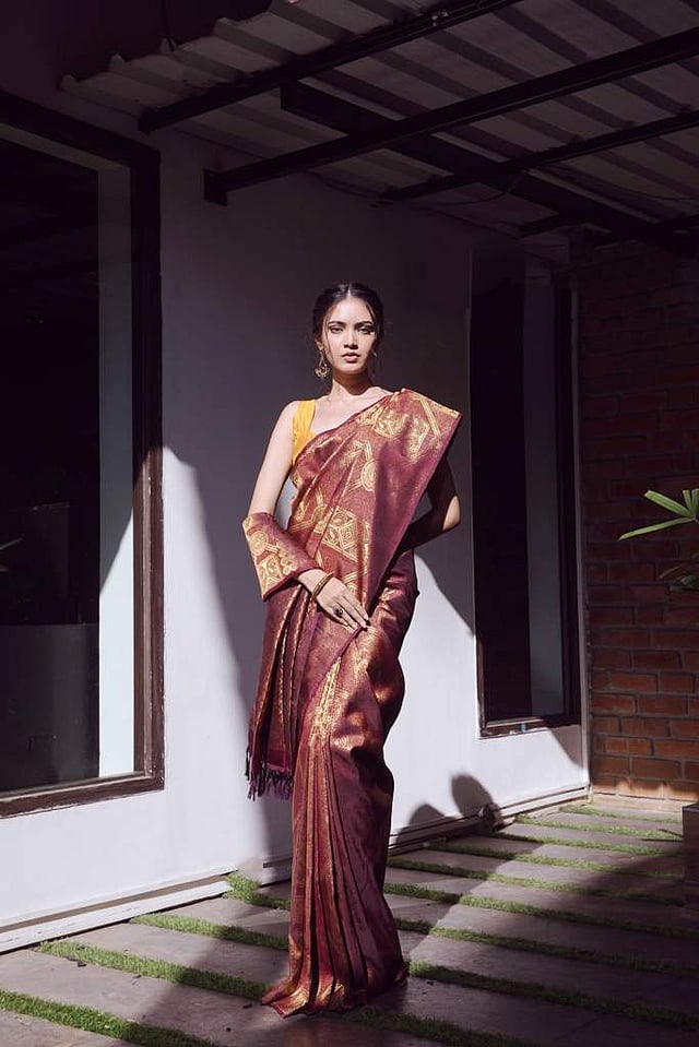 Silhouette from <em>Seeker</em> by <em>Palam Silks</em>