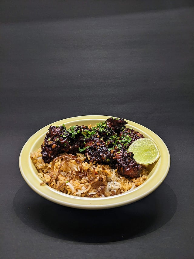 Veg Manchurian Biryani