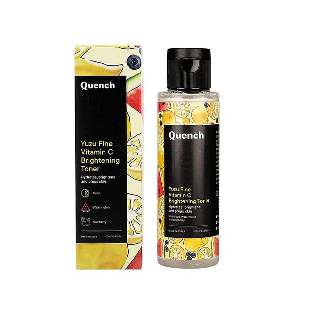 <em>Yuzu Fine Vitamin C Brightening Toner</em> with Quench 