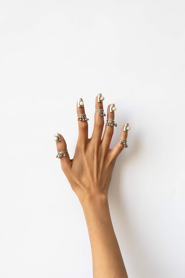 Nail rings from Bhavya Ramesh