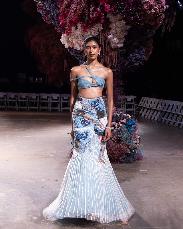 Fishtail gown