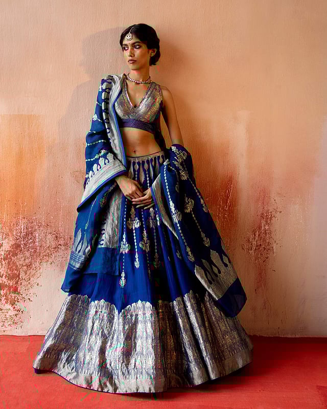 Quila lehenga from Shanti Banaras