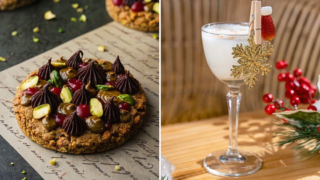 <em>Raspberry Pistachio Biggie and Merry Berry Cocktail</em>