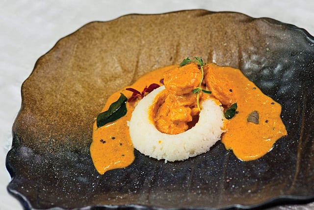 The chemeen curry with the ring idly would hit the right spot for many