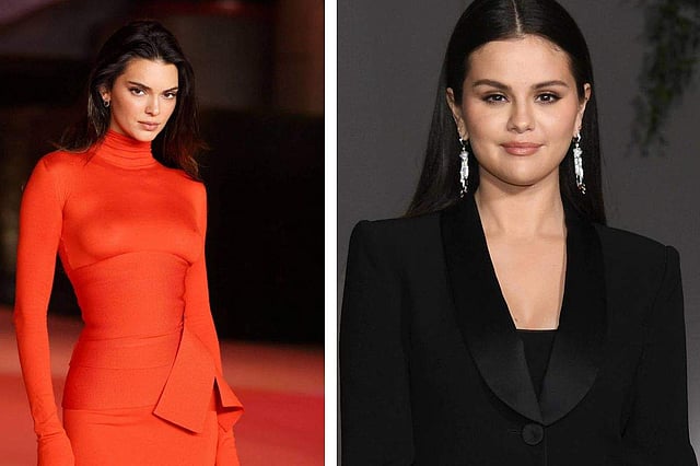<strong>(L-R) Kendall Jenner, Selena Gomez</strong>