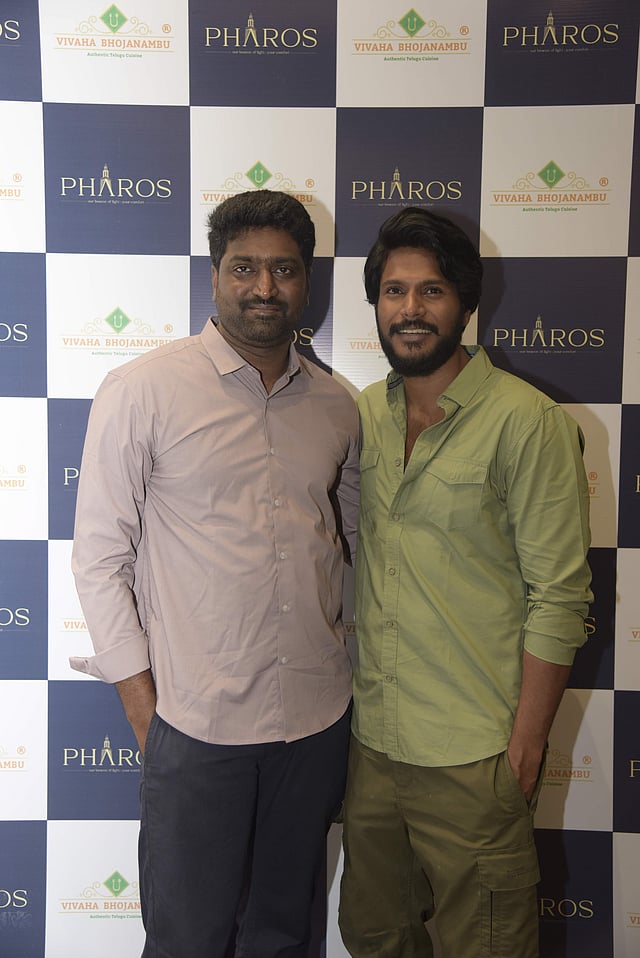 <em>Ravi & Sundeep at the launch of Vivaha Bhojanambu, Pharos hotel </em>