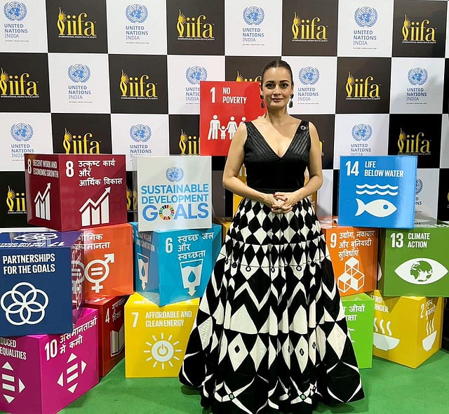 <em>Dia Mirza at IIFA</em>