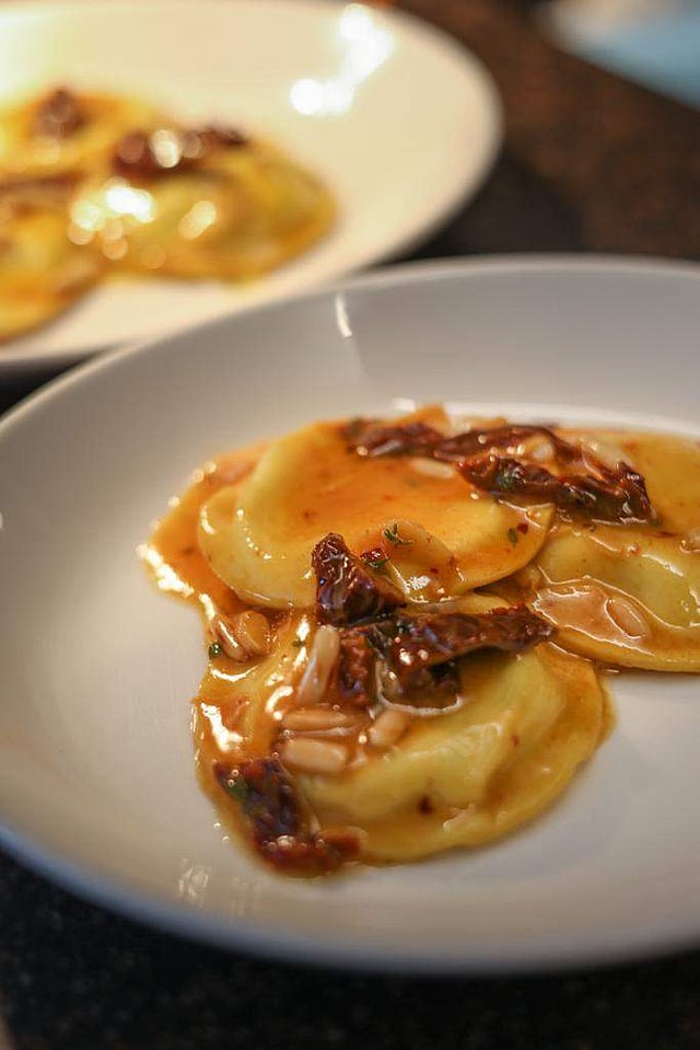 <em>Ravioli platter</em>