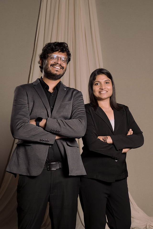 Kalyani Nair and Karthik Manickavasakam, co-founders of TICE