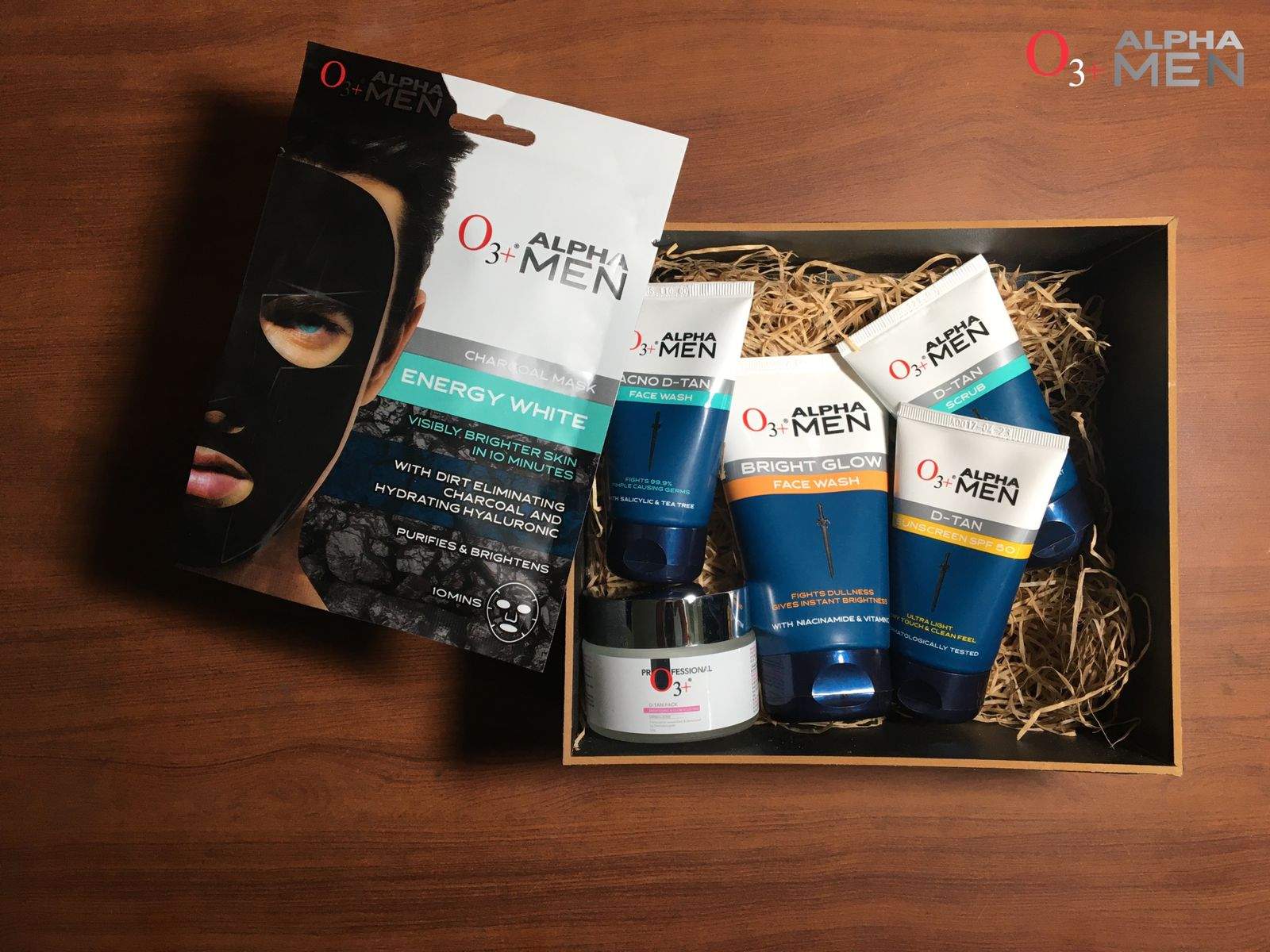 <strong>O3+ men's skincare</strong>