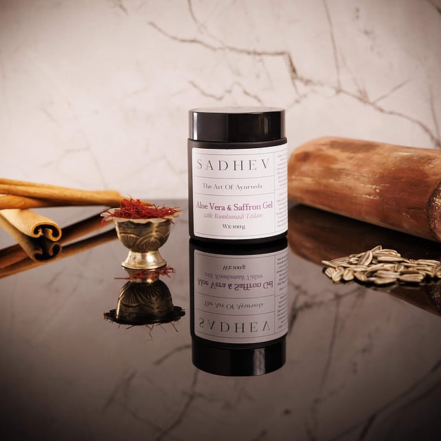Aloe Vera and Saffron Gel