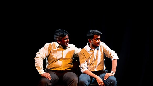 SK and Sriram in the play