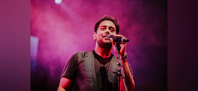 Shashwat Singh on stage