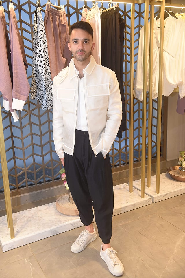 <em>Arnav at the launch of Ether in Evoluzione</em>